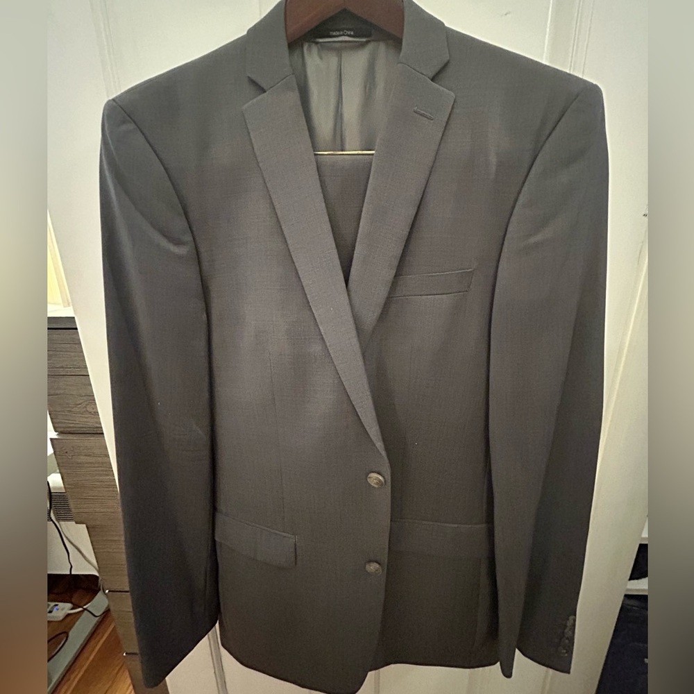 Grey suit